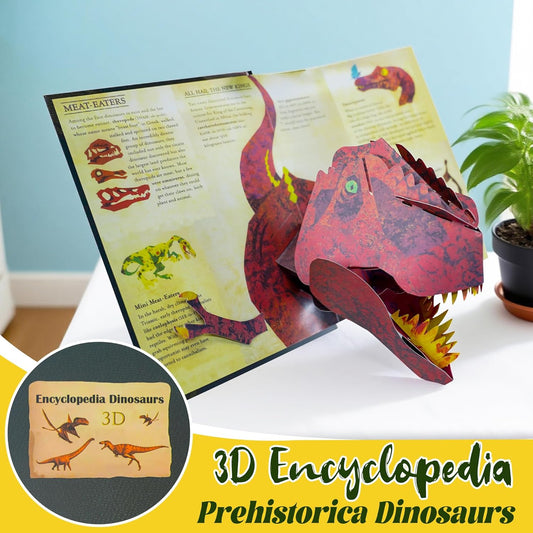 🔥 LAATSTE DAG PROMOTIE - 50% KORTING 🦖3D Encyclopedia Prehistorica Dinosaurs - Geef kinderen een intellectuele ontdekkingsreis! 📚