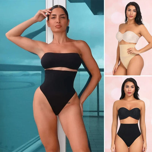 Naadloze buikspierbroek met hoge taille(een plus een gratis)