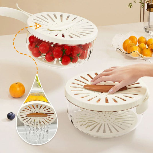 ⏳Beperkte tijd 50% KORTING⏳Multifunctionele afdruipmand met deksel