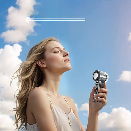 🔥Laatste Dag 50% UIT🔥Draagbare Handbediende Ventilator met Hoge Snelheid