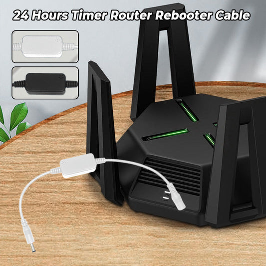 🔥Koop 1, krijg 1 gratis🔥24-uurs timer router rebooter kabel