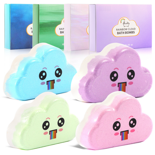 🌈 Rainbow Cloud-badbruisballen – Maak van elk bad een magische regenboogspa