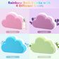 🌈 Rainbow Cloud-badbruisballen – Maak van elk bad een magische regenboogspa
