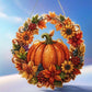 🔥2026 Hot Sale 50% KORTING✨⚡ Meer dan 50.000 stuks verkocht! 🎁🍂 Herfst-pompoen-diamantschilderij-krans als hangversiering – complete doe-het-zelfset