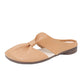👣 Zachte leren sandalen met hol ontwerp en platte muiltjes🔥