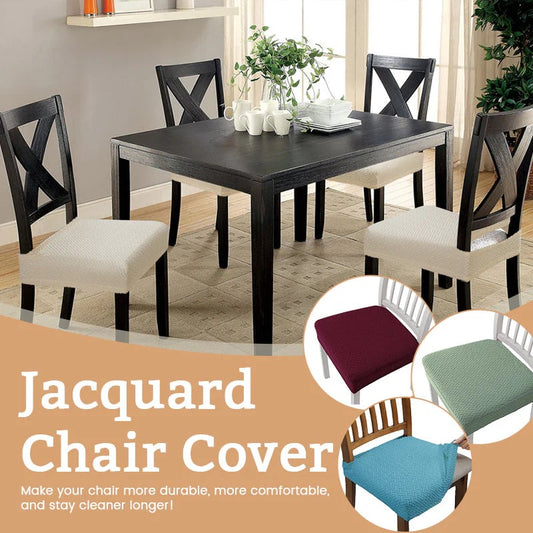 Waterdichte jacquard stoelhoezen – Duurzaam, elegant en onderhoudsvriendelijk 🪑 | Herfstactie: tijdelijk 50% korting