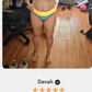 Sportieve 3-delige Nylon Bikini Set met Kleurvlakken
