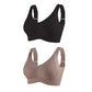 💕Koop 1, krijg 2 gratis💕Geribbelde zijden push-up bh voor dames zonder stalen ring, verstelbaar🌸