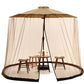 ⏳Beperkte tijd 50% korting💥Patio Parasol Muggennet