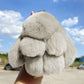 🐰 Handgemaakte Zachte Konijnen PomPom Sleutelhanger – Imitatiebont & Schattig Tasaccessoire!