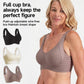 💕Koop 1, krijg 2 gratis💕Geribbelde zijden push-up bh voor dames zonder stalen ring, verstelbaar🌸