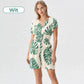 🌸Uitverkoop 50% korting🔥Casual Bloemen Polka Dot Pocket Rompers