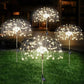 Waterdichte Vuurwerklamp op Zonne-Energie voor de Tuin