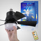 🌞Fris De Lente In Met 50% Korting!🌬️2-in-1 E27 Plafondventilator met Lamp – Dimbare Socket Fan met Afstandsbediening, Timer en 3 Snelheden
