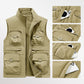 🔥Gratis verzending🔥Omdraagbare Multi-Pocket gevoerde Vest