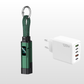 🎉 50% KORTING 🔋4-in-1 sleutelhanger kabel, met display, draagbaar & snel opladen