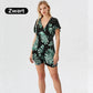🌸Uitverkoop 50% korting🔥Casual Bloemen Polka Dot Pocket Rompers