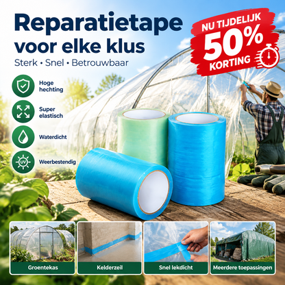 🌱 Weerbestendige reparatietape voor kassen