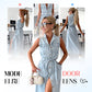 🔥 2025 NIEUWE VERKOOP -50% KORTING💥 Dames Denim Midi Jurk met Tailleband