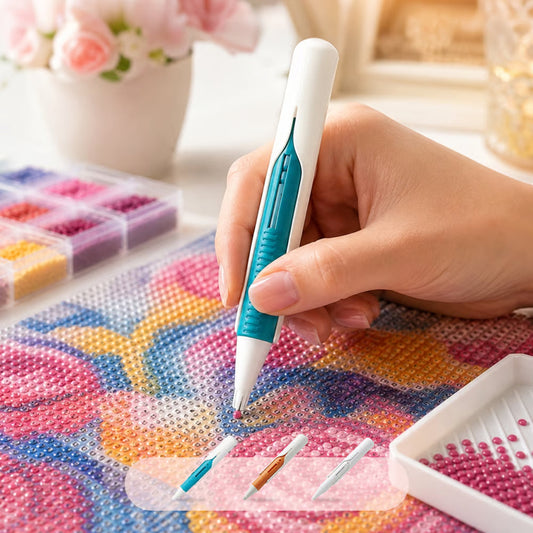 ❄️Zomerfresh 50% Korting!💎Automatische Painting Dispenserpen – Sneller Steentjes Plaatsen zonder Steeds Wax te Gebruiken