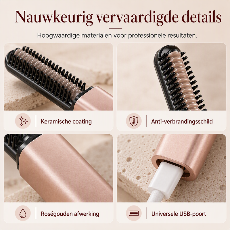 Draagbare stylingkam voor de pony