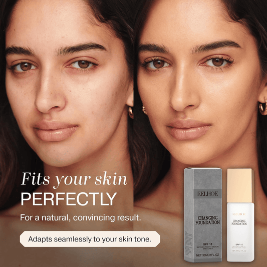 🔥Laatste dag - 1 + 1 gratis!🎁Alles-in-één kleurveranderende, vlekkeloze foundation💧✨Lichtgewicht en waterproof