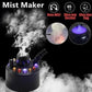 💨 KOOP 2, KRIJG 1 GRATIS! 12-LED Mistmaker – Koele Nevel & Kleurrijk Licht | Voor Vijvers, Decoratie & Halloween 🌈💧