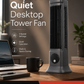 Stille desktop-torenventilator met 3 snelheden