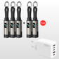 🎉 50% KORTING 🔋4-in-1 sleutelhanger kabel, met display, draagbaar & snel opladen