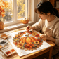 🔥2026 Hot Sale 50% KORTING✨⚡ Meer dan 50.000 stuks verkocht! 🎁🍂 Herfst-pompoen-diamantschilderij-krans als hangversiering – complete doe-het-zelfset