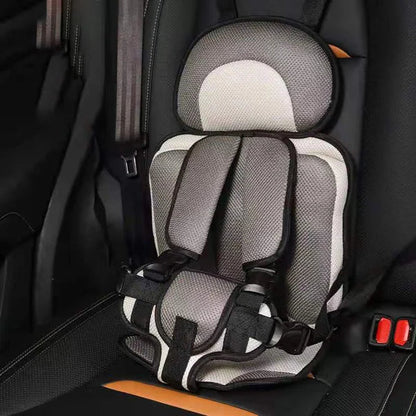 Draagbaar Kinderbeveiligingszitje voor Auto — Opvouwbaar, 5-Punts Veiligheidsgordel voor 0–12 Jaar
