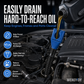 🔧 Flexible Oil Drain Funnel – Bendable Spill-Control Tool for Car Maintenance