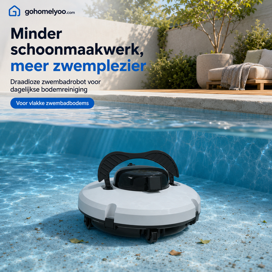 🤖45% KORTING🌊 Zwembadreinigingsrobot | Draadloos · Krachtige Zuigkracht · Slimme Navigatie · Start met Eén Druk op de Knop · Eenvoudig Uitneembare Filtermand Technologie verandert ons leven🔥