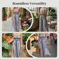 👗 NU 49% KORTING! 💥 Geometrische jumpsuit met halterhals en zijsplit – Unieke print en elastische achterkant – Veelzijdig, perfect voor zomerfeestjes of als resortkleding ✨