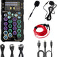 🌞Fris De Lente In Met 50% Korting!🎤Draagbare handheld live-geluidskaart (stemvervormer): multifunctionele effecten + ruisonderdrukking – streamen overal!