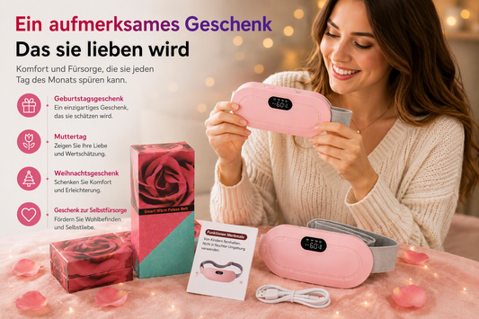 💝Het beste cadeau voor haar! Dynamische massage- en verwarmingsriem voor tijdens de menstruatie