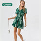 🌸Uitverkoop 50% korting🔥Casual Bloemen Polka Dot Pocket Rompers