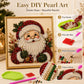 🧘 Ontspannend en geschikt voor beginners – 🎨💎DIY-kerstparel-diamantschilderpakket