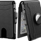 🔥Laatste dag: 49% KORTING-💼🔒Eenvoudige bifold-portemonnee voor heren – met uitklapbare aluminium geldclip, slanke leren vakjes, creditcardhouder en RFID-bescherming (🎁Perfect cadeau)