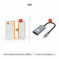 🏆【Aanbieding】💥Draadloze HDMI Zender-Ontvanger Set | Type-C | 1080P 60Hz