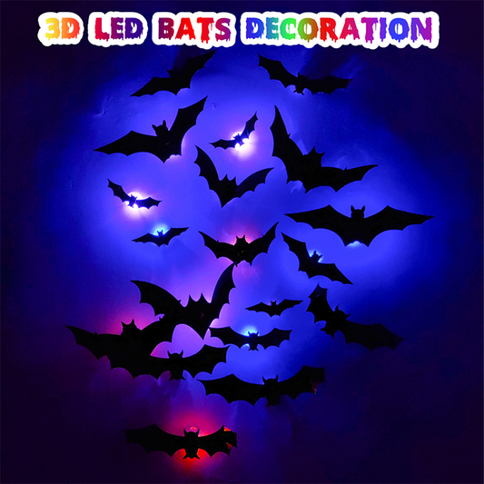 3D Vleermuis LED Wandlamp Decoratie