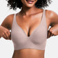 💕 Jelly draadloze bh voor vrouwen – comfortabele, naadloze push-up bralette, ideaal als dagelijkse top of onderkleding met diepe V-hals