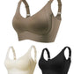 💕Koop 1, krijg 2 gratis💕Geribbelde zijden push-up bh voor dames zonder stalen ring, verstelbaar🌸