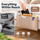 🥳UITVERKOOP 2026🥳💞MEER DAN 50.000 VERKOCHT! 🛏️ Hangende opbergtas voor naast het bed – Opbergmand met meerdere vakken, vilten hangzak voor stapelbedden in studentenkamers, met ruimte voor tablet, boek, telefoon en schrijfspullen