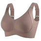 💕Koop 1, krijg 2 gratis💕Geribbelde zijden push-up bh voor dames zonder stalen ring, verstelbaar🌸