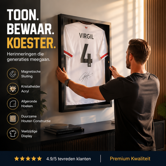 🎉Nieuwjaars Cadeau 50% KORTING!🧥Houten Herinneringskleding Displayframe (Magnetische Deur) – Bewaar Jouw Zweet & Liefde In Perfecte Staat!