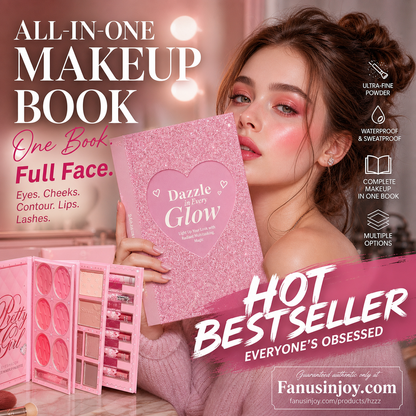 🎉✨️Amazing 50% OFF💄Recommended by makeup artists！👱🏻‍♀️One palette covers all your full-face makeup looks！All-in-One Makeup Palette Book Set