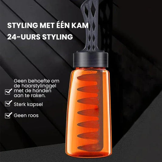 Mannen Haarstylinggel Met Kam