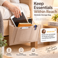 🥳UITVERKOOP 2026🥳💞MEER DAN 50.000 VERKOCHT! 🛏️ Hangende opbergtas voor naast het bed – Opbergmand met meerdere vakken, vilten hangzak voor stapelbedden in studentenkamers, met ruimte voor tablet, boek, telefoon en schrijfspullen