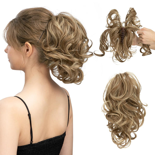 ✨2025 Nieuwe Styling - Flexibele metalen klauwclip korte paardenstaart haarverlenging